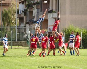 I pesaresi nel match di Benevento (Foto Benito Rossi)